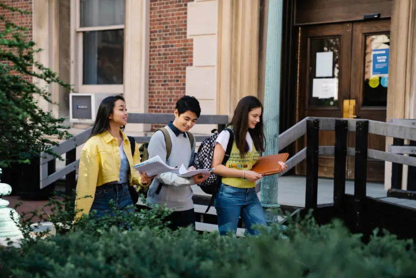Pakistani Students at a UK University Campus