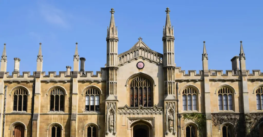 Historic University of Cambridge building, symbolizing higher education opportunities for Pakistani students through UK study visa consultant in Rawalpindi.