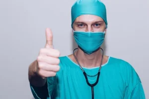 Doctor in medical uniform symbolizing healthcare professionals invited in Canada Express Entry healthcare draw 2026