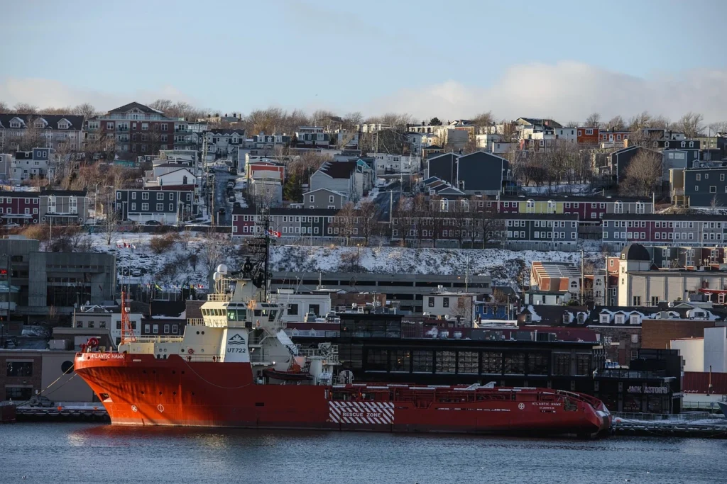 Harbor view in Newfoundland, Canada symbolizing work and employment opportunities for immigrants in 2026